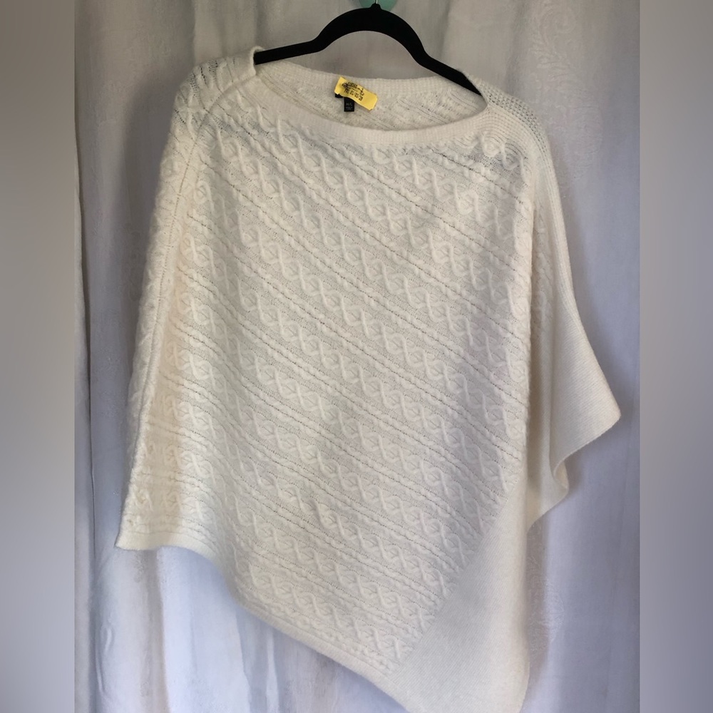 Talbots poncho sweater